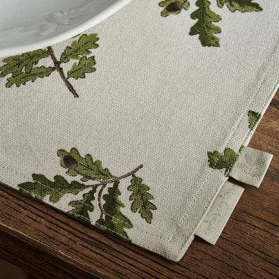 Acorn & Oak Leaves Fabric Placemat (Set of 2)