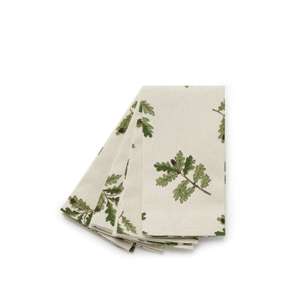 Acorn & Oak Leaves Napkins (Set of 4)