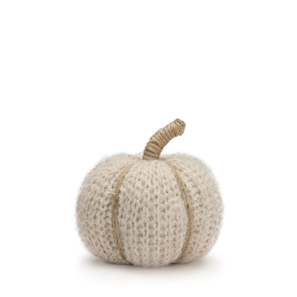 Neutral Knitted Pumpkin