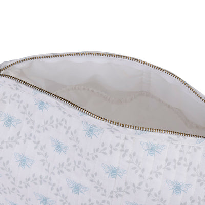 Bees & Leaves Cotton Wash Bag