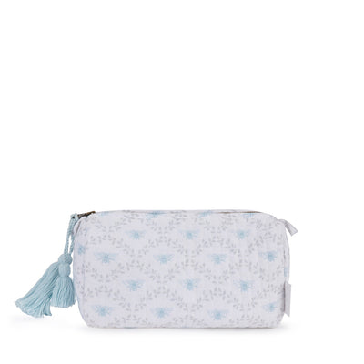 Bees & Leaves Cotton Makeup Bag