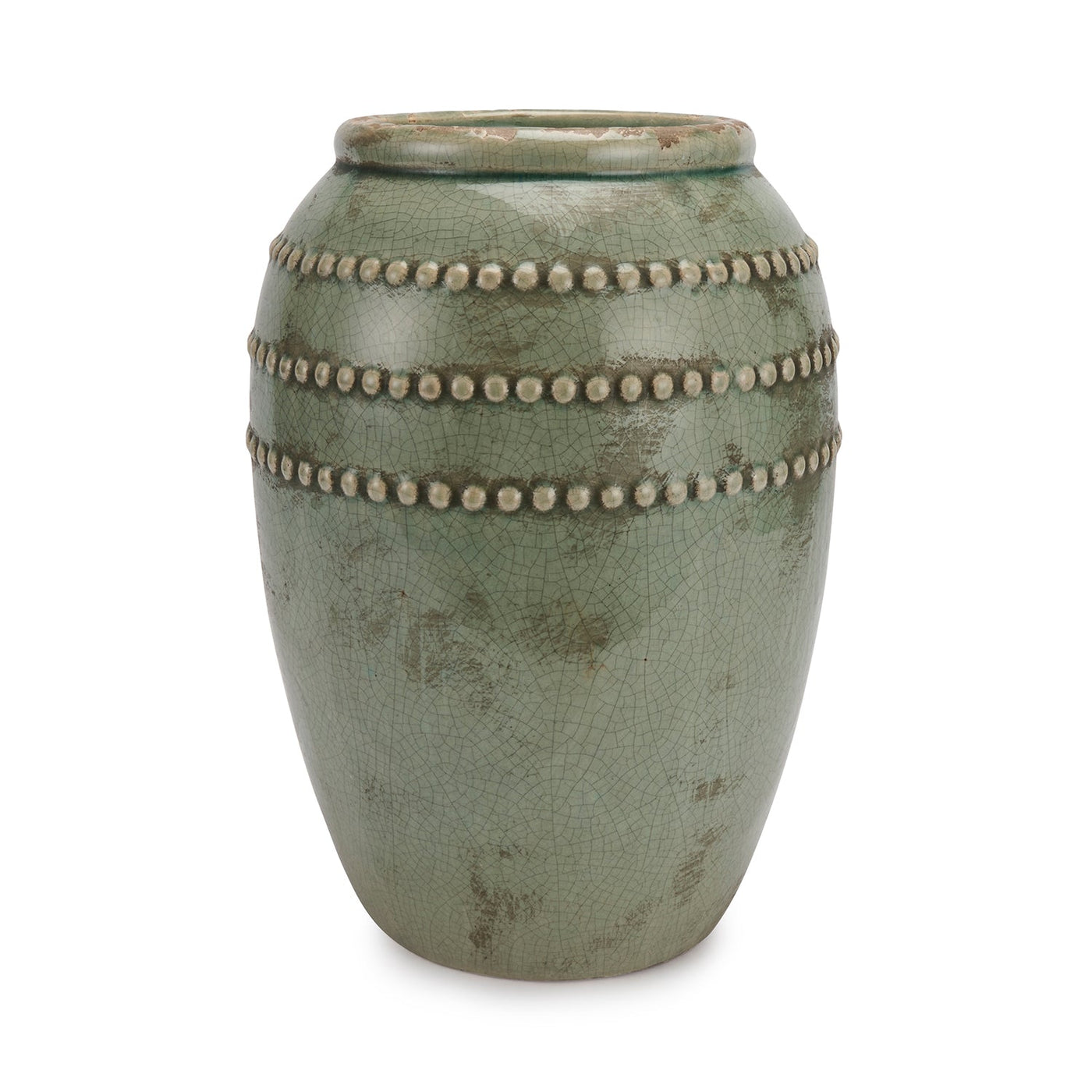 Ceramic Beaded Vase