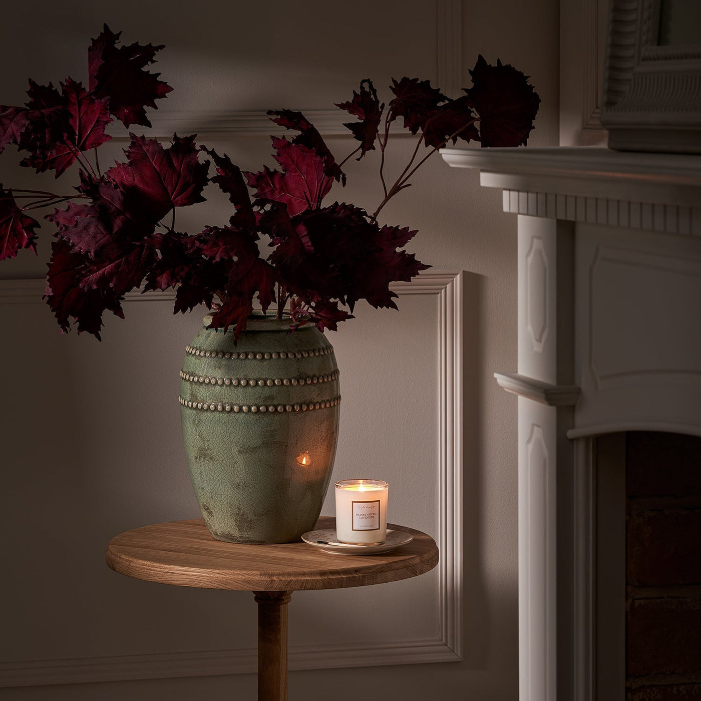 Ceramic Beaded Vase