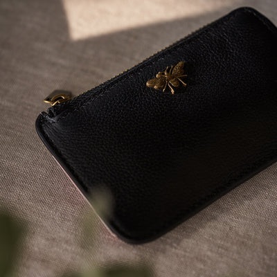 Bees Leather Card Holder