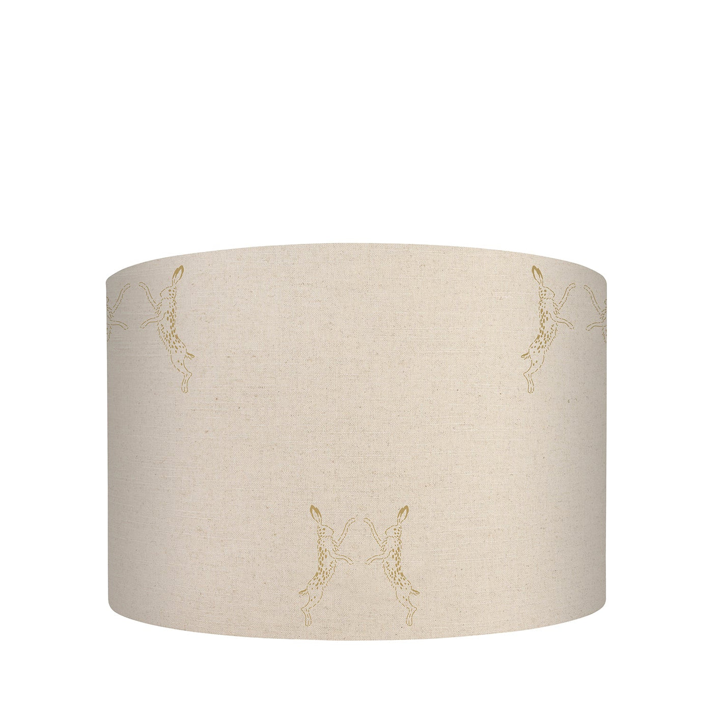 Boxing Hares Dark Stone Linen Blend Lampshade