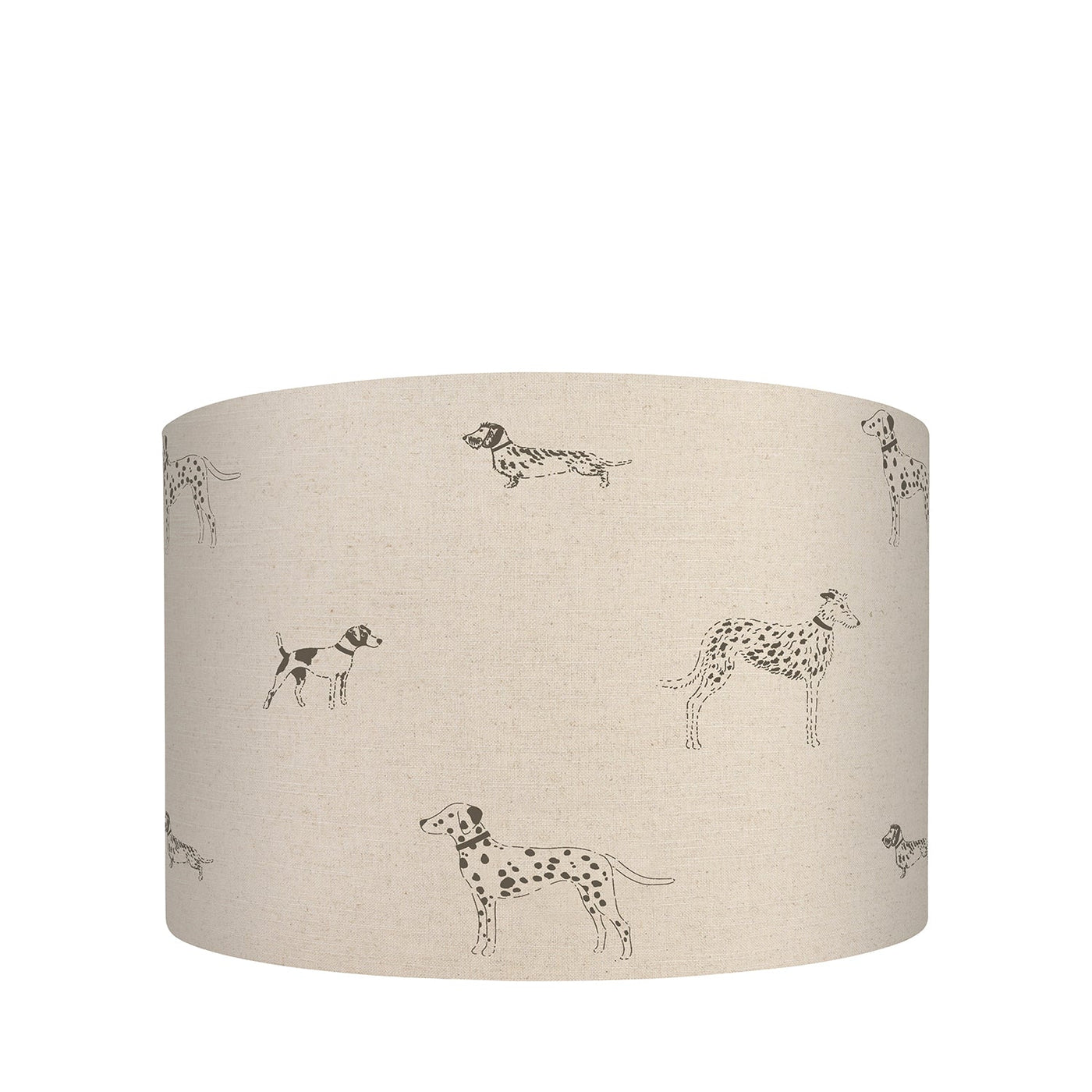 Fetch Charcoal Grey Linen Blend Lampshade