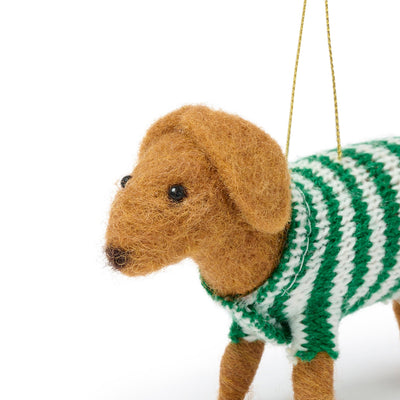 Dachshund Felt Decoration