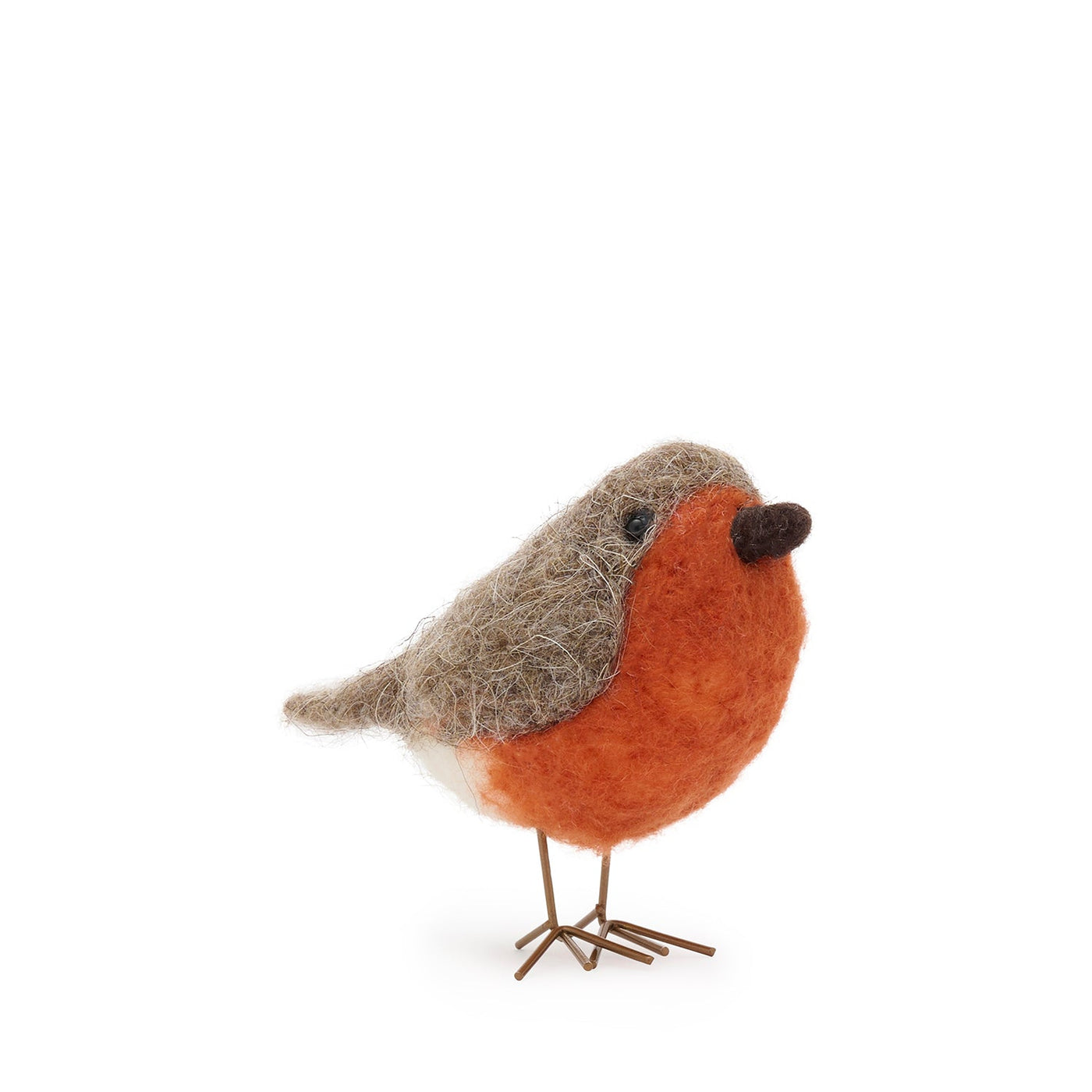 Standing Robin Felt Decoration