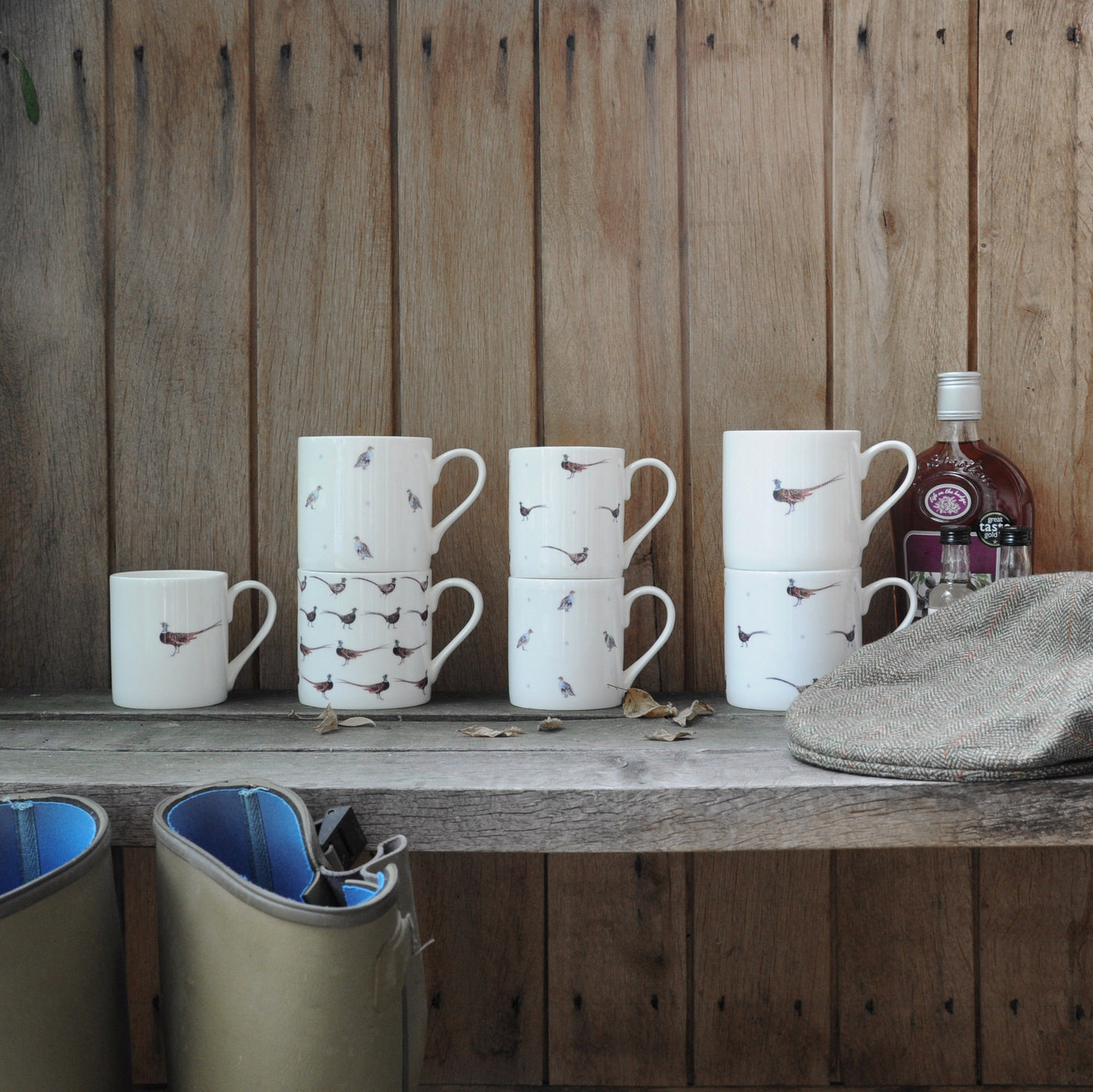 Amongst Males Pheasant & Dot Mug