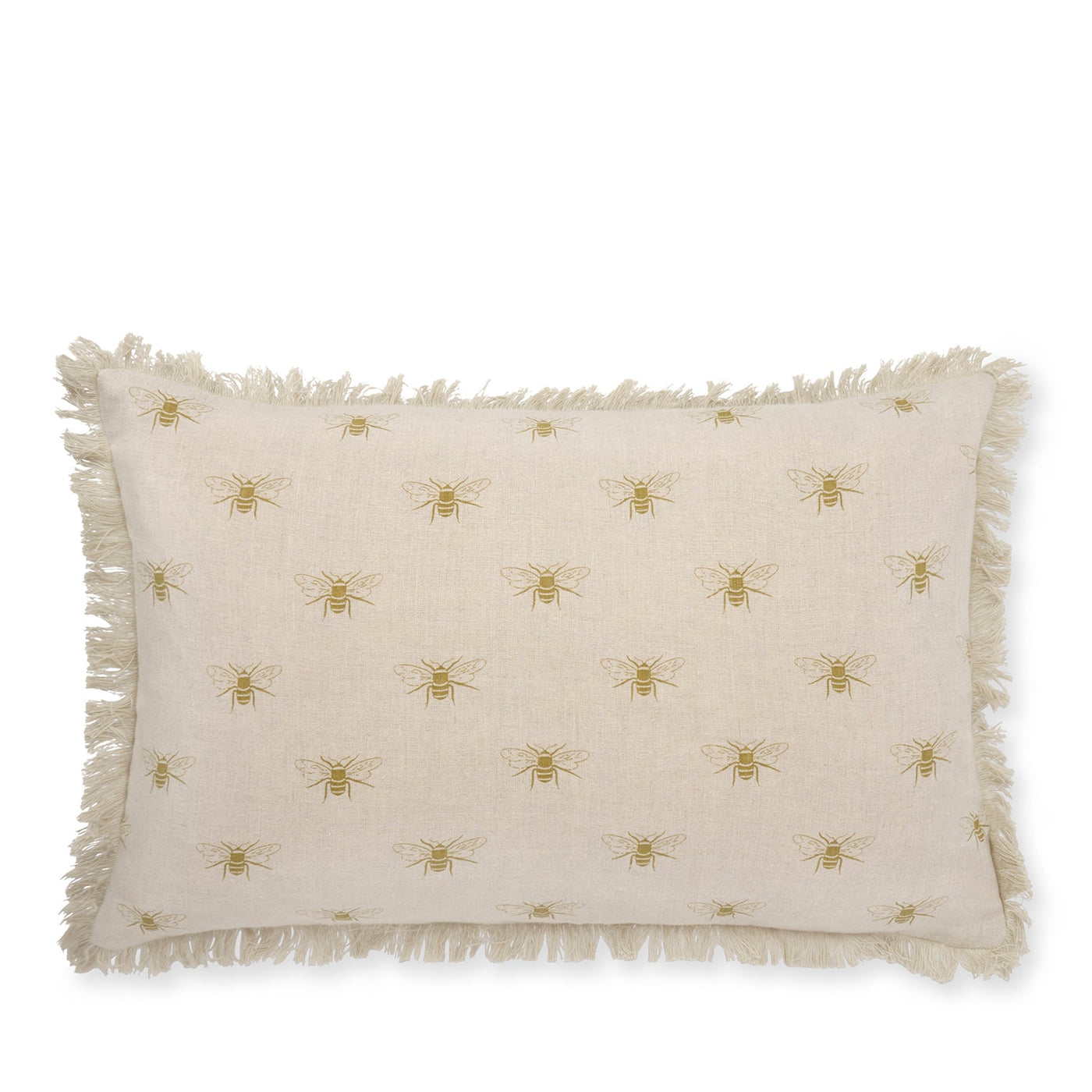 Bees Linen Cushion - Rectangular