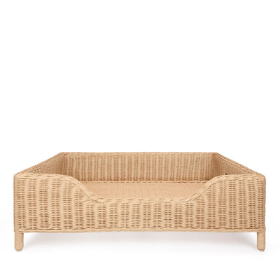 Rattan Pet Bed - Natural