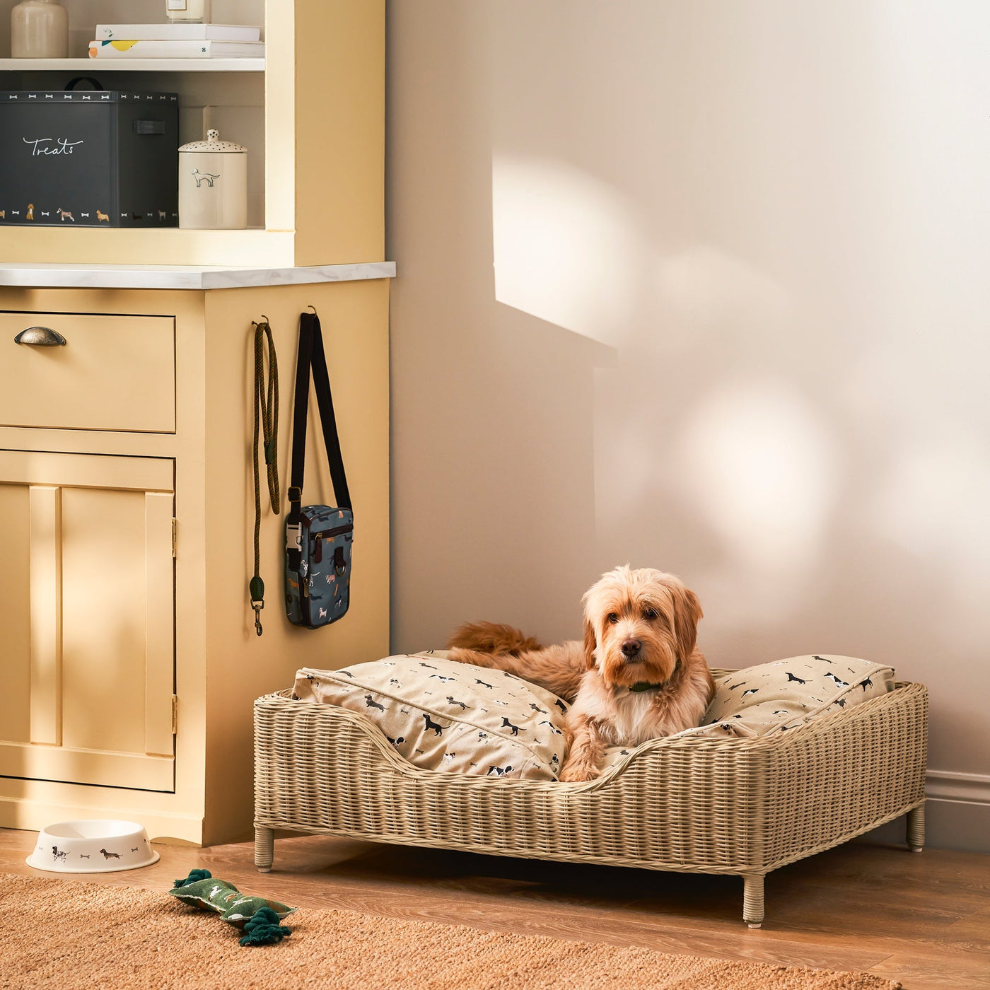 Rattan Pet Bed - Natural