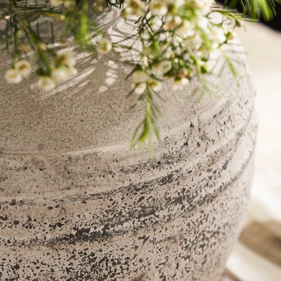 Aged Stone Urn Vase