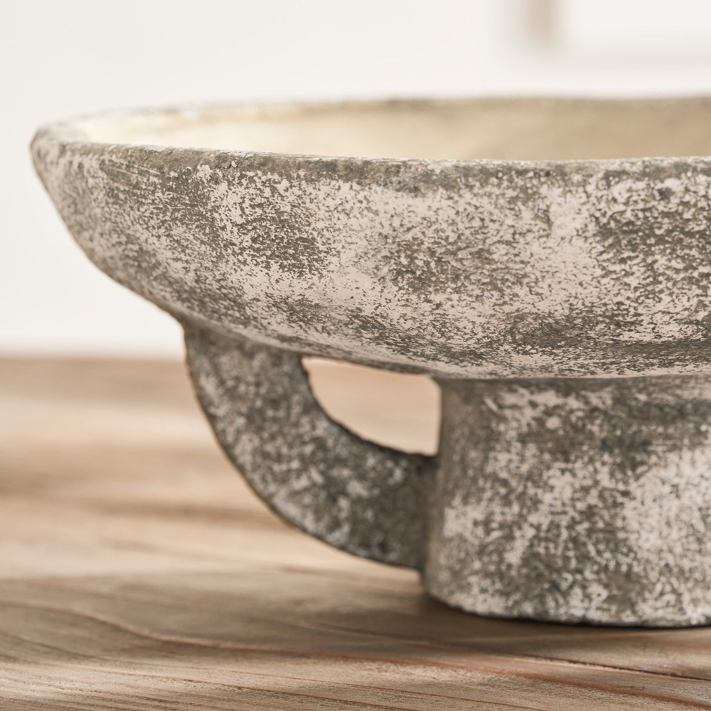 Stone Pedestal Bowl