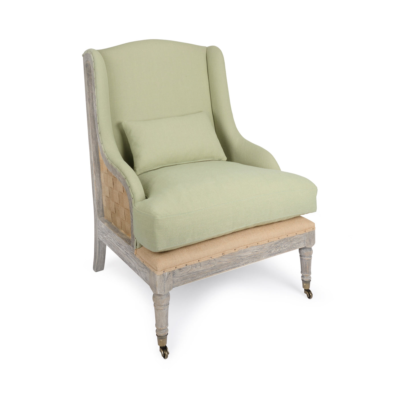 PRE-ORDER Witham Armchair - Pale Green