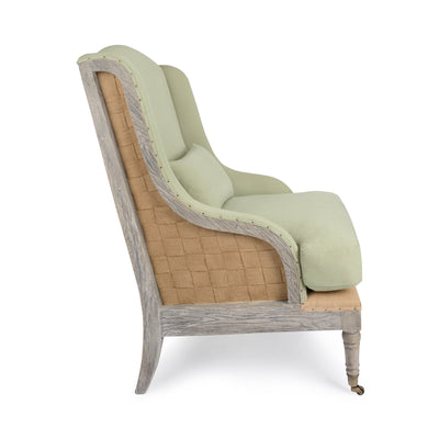 PRE-ORDER Witham Armchair - Pale Green