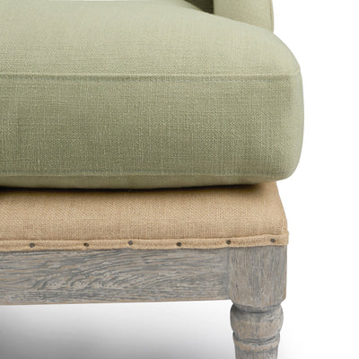 PRE-ORDER Witham Armchair - Pale Green