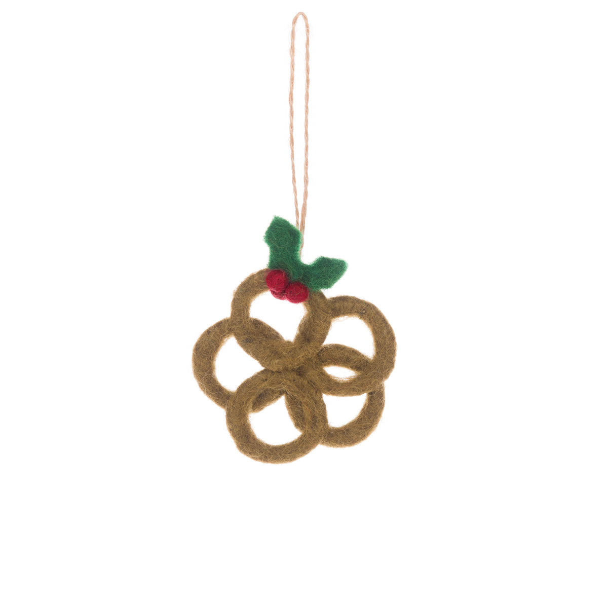 Gold Ring Felt Decoration