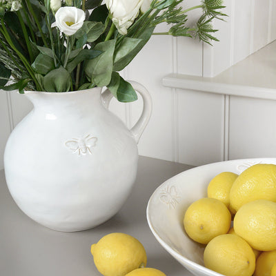 Bees Stoneware Serving Bowl