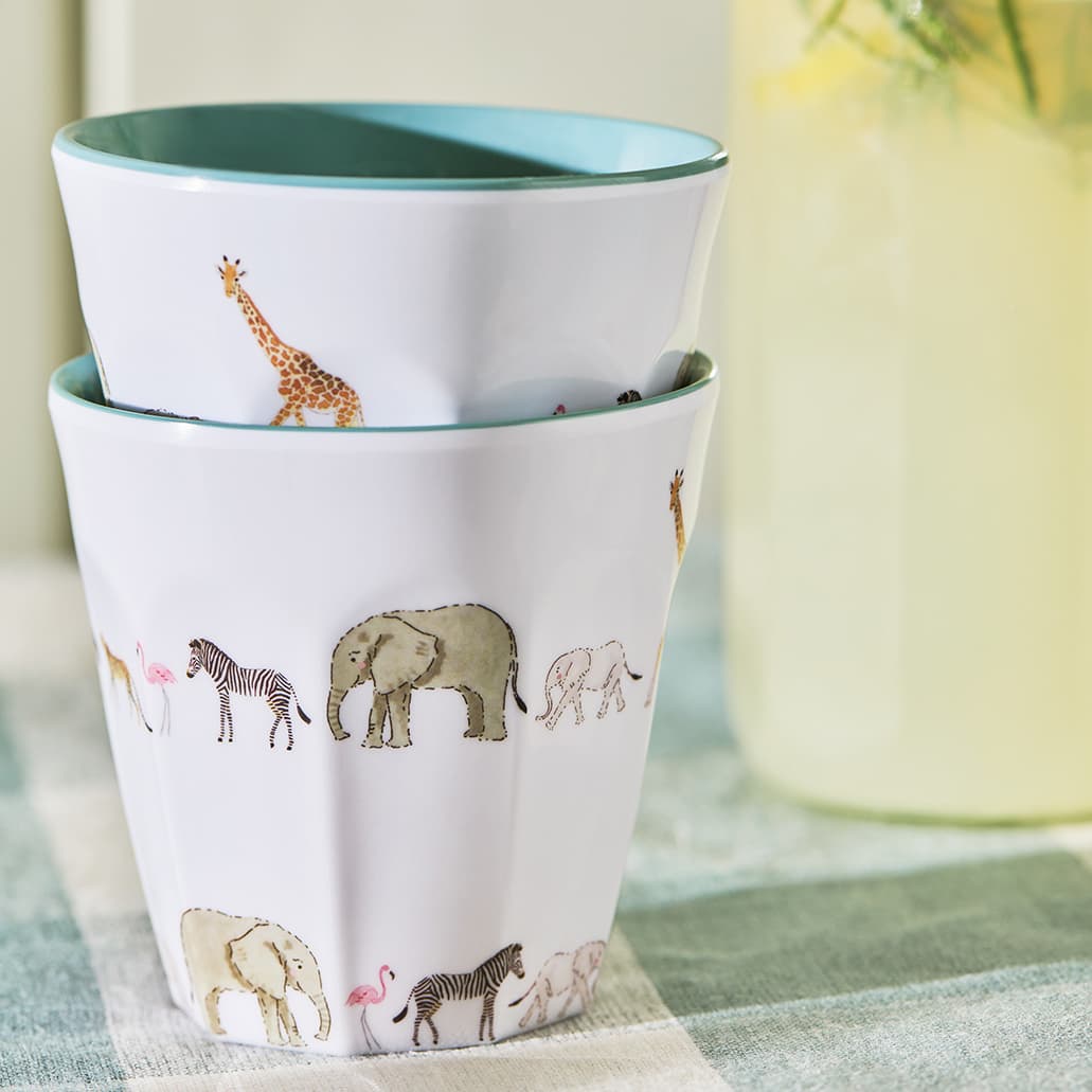 Animals Of The Savannah Melamine Beaker