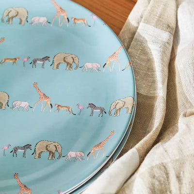 Animals Of The Savannah Melamine Dinner Plate