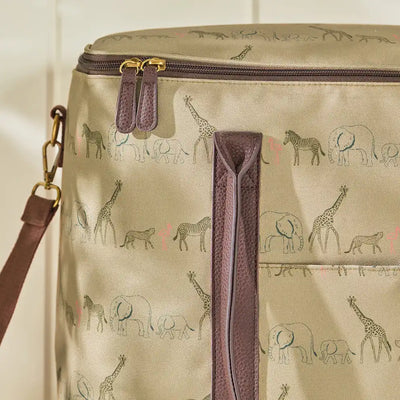 Animals Of The Savannah Tall Pocket Picnic Bag