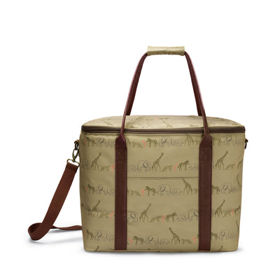 Animals Of The Savannah Tall Pocket Picnic Bag